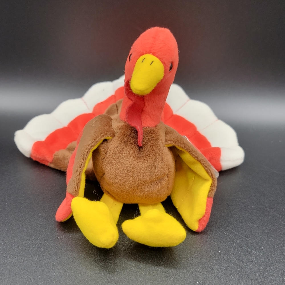 Ty Beanie Baby Gobbles The Turkey Plush Toy 1996 Rare Vintage Good Condition